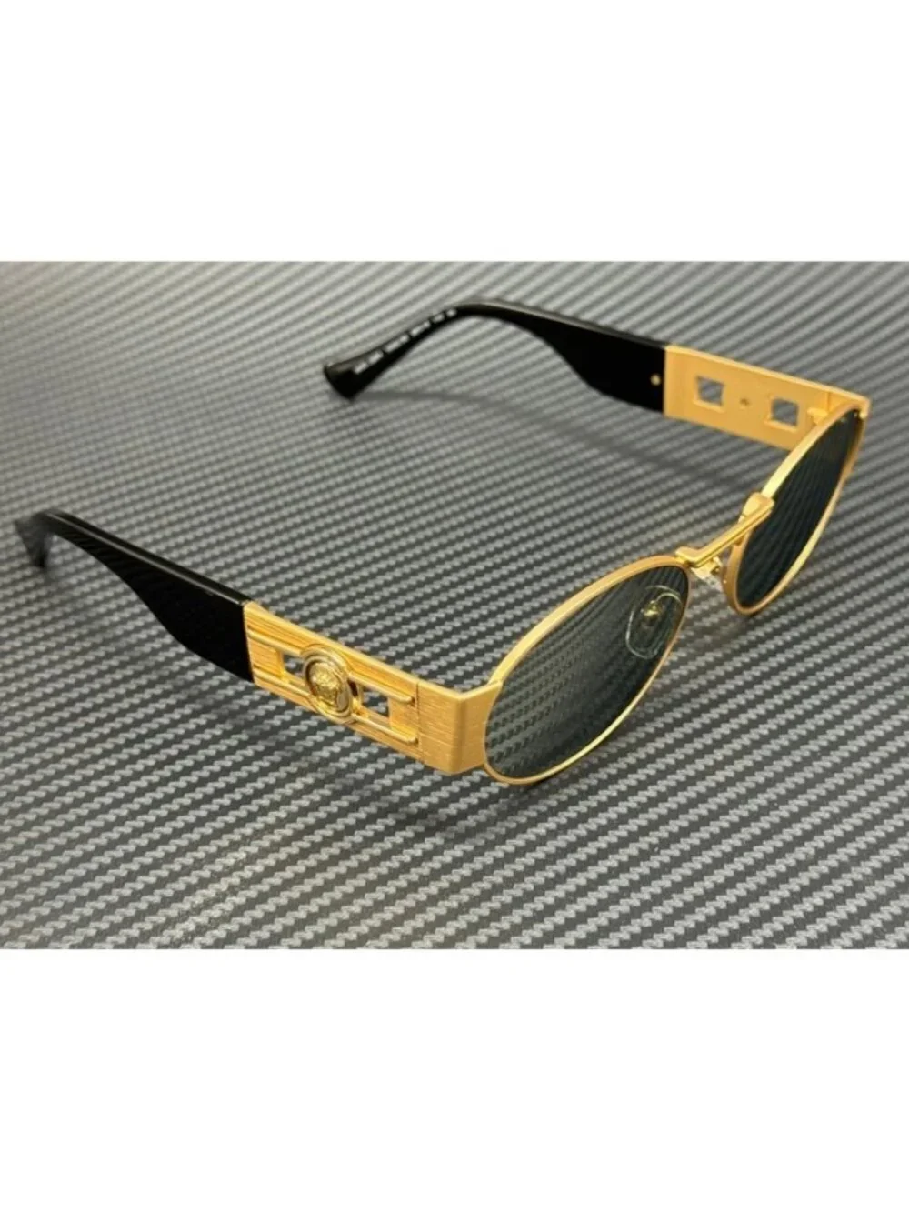 New Versace Men Gold Sunglasses 56-18-140